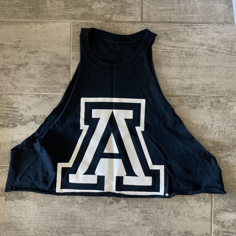 University of Arizona cropped tank